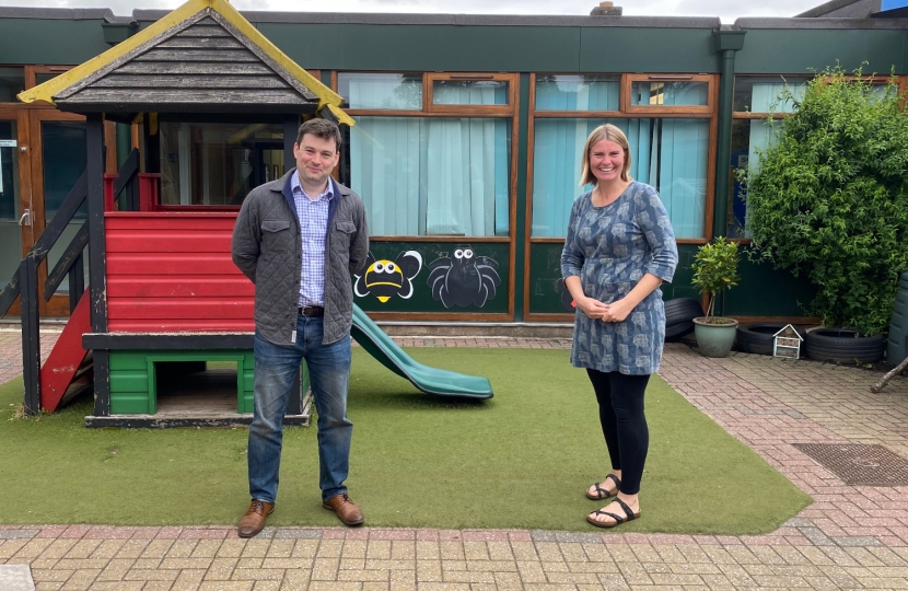 Robert Largan MP visits Gamesley Nursery