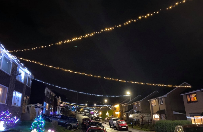 New Mills street wins Robert Largan MP's Best Decorated Street Competition