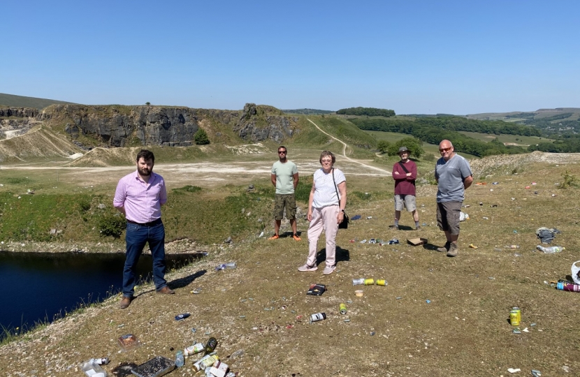 Local figures call for action on Buxton’s ‘blue lagoon’