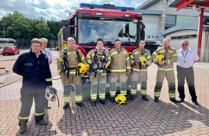 High Peak MP visits Buxton Fire Station