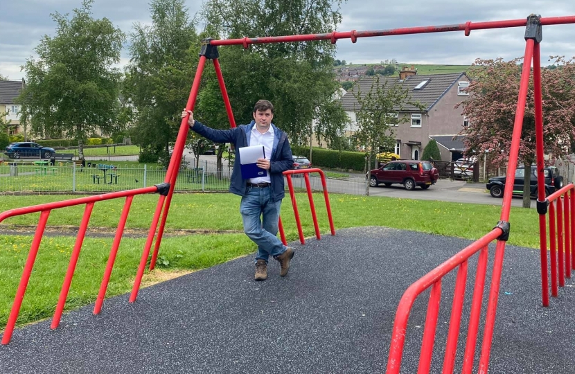 High Peak MP welcomes new pump track in Bankswood Park