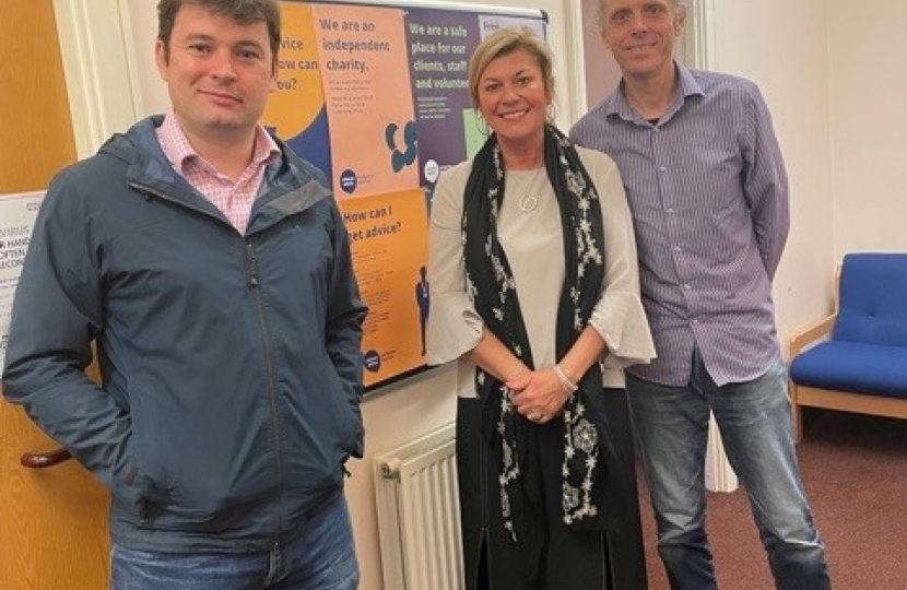 MP visits Glossop Citizens Advice Bureau 