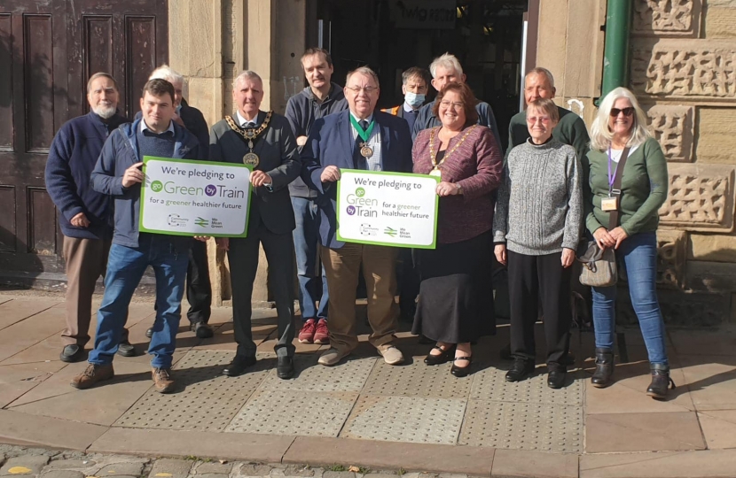 Robert Largan MP Go Green by Train