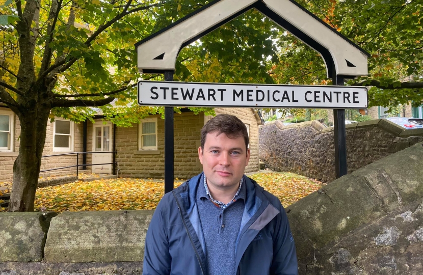 MP visits Stewart Medical Centre as Government announces more support for GPs