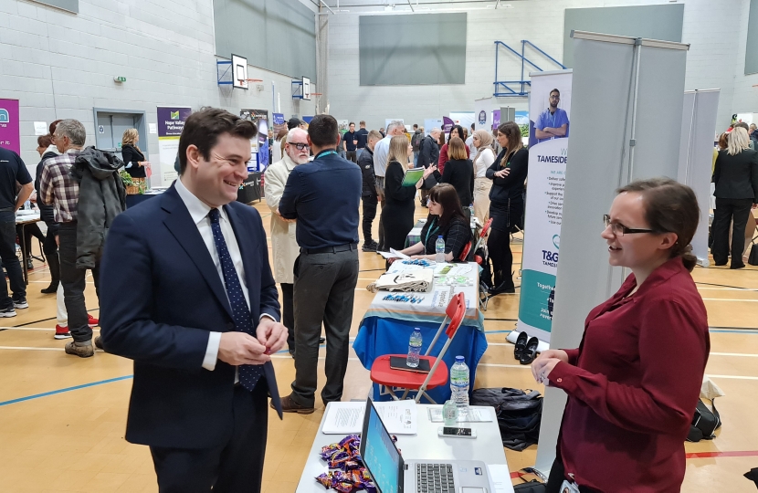 Hundreds attend Robert Largan MP’s High Peak Jobs & Apprenticeships Fair