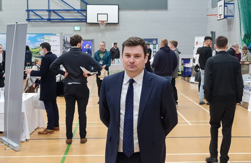 Hundreds attend Robert Largan MP’s High Peak Jobs & Apprenticeships Fair