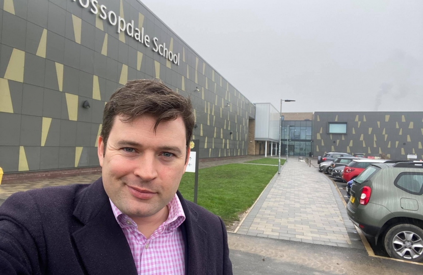 Robert Largan MP grilled by local students at Glossopdale School