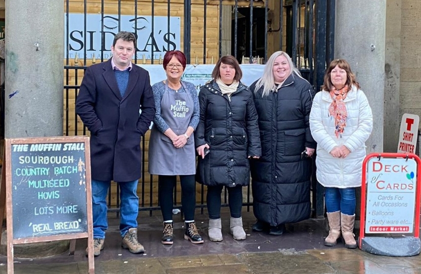 Robert Largan MP slams High Peak Borough Council’s treatment of Glossop market traders