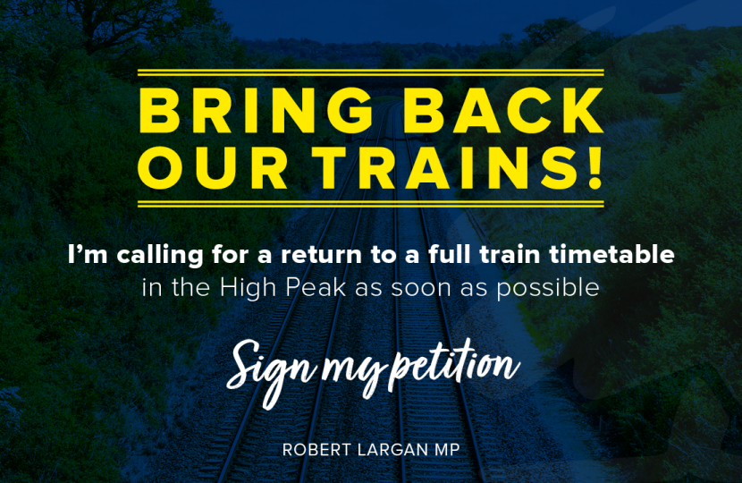 Bring back our trains!