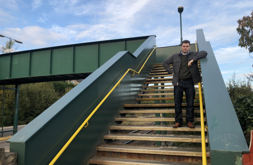 High Peak MP presents his petition in Parliament for step free access at Chinley Station