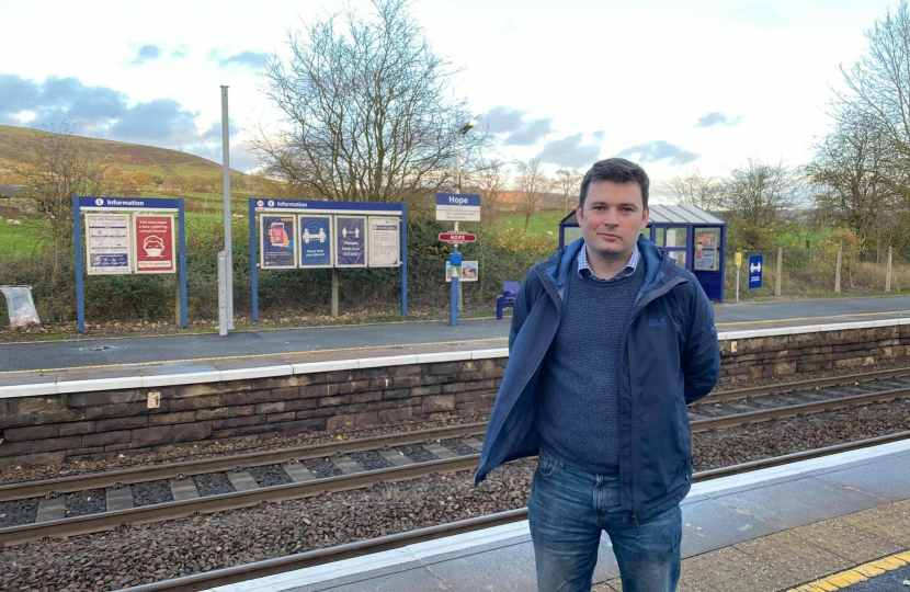 Robert Largan MP at Hope Station