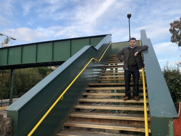 Robert Largan MP speaks up for step-free access at Chinley station