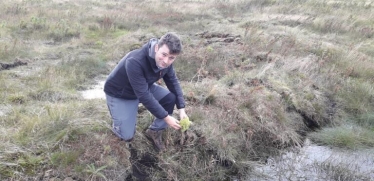 High Peak MP gets stuck into planting in Dove Stone