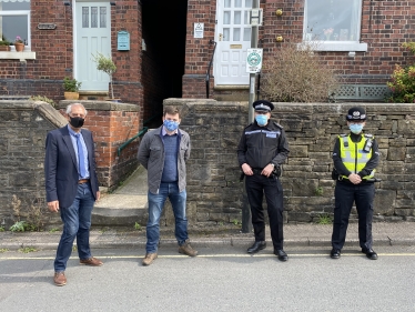 Robert Largan MP discusses crime issues with the Derbyshire Police and Crime Commissioner