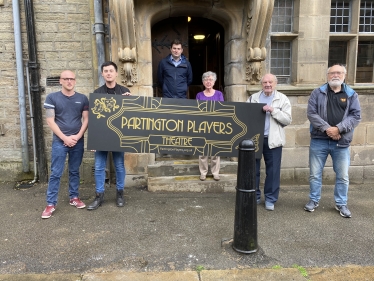 Robert Largan MP visits Partington Players Theatre in Glossop