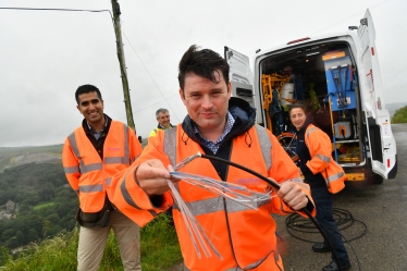 Robert Largan MP gets to grips with Openreach’s Rural Broadband Build