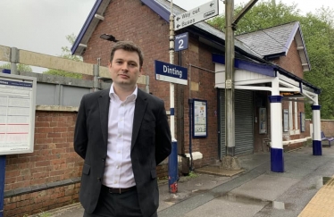 Robert Largan MP hails campaign success with Dinting Station CCTV 