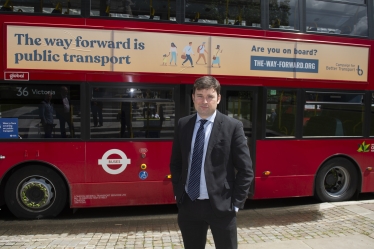 Robert Largan MP helps launch national campaign to get people back on board public transport