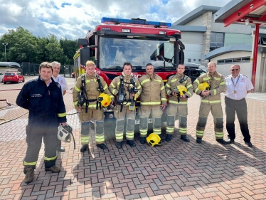 High Peak MP visits Buxton Fire Station