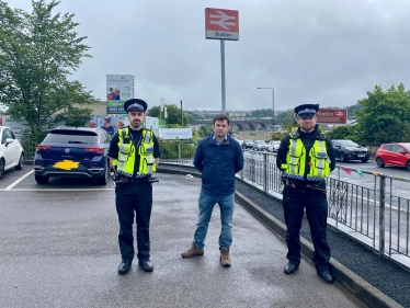 Robert Largan MP joins British Transport Police on High Peak Patrol