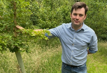 Hayfield community woodland project praised