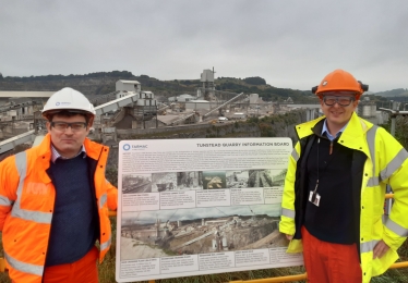 High Peak MP visits Tarmac's Tunstead operation