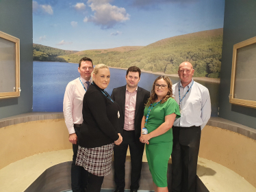 Robert Largan MP meeting with staff at the psychiatric intensive care unit in Stockport