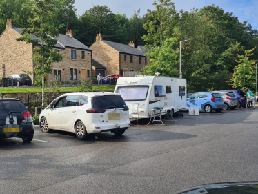 Caravans Parked in Lidl